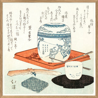 Japanese Still Life Print | 61x61 in Homewares from Oriana B www.orianab.com