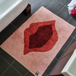 Pink Kiss Bath Mat | Tufted Cotton - 2 sizes availableOriana BHomewares