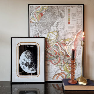 La Lune I Print | 40x30 in Homewares from Oriana B www.orianab.com