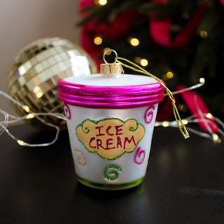 Large Ice Cream Ornament in Christmas Decorations from Oriana B www.orianab.com