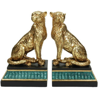 Leopard Bookends in Archived from Oriana B www.orianab.com