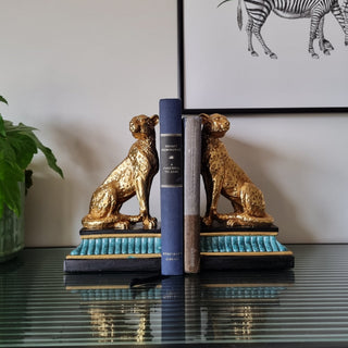 Leopard Bookends in Archived from Oriana B www.orianab.com