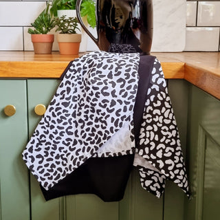 Leopard Tea Towels | Set Of 3 in Homewares from Oriana B www.orianab.com