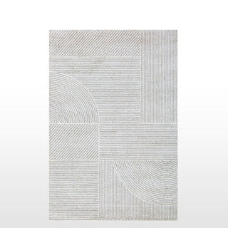 Linear Pattern Soft Pile Rug | Pale | 3 Sizes in Homewares from Oriana B www.orianab.com