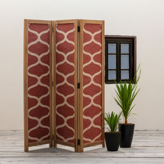 Mango Wood and Jute Room Divider in Furniture from Oriana B www.orianab.com