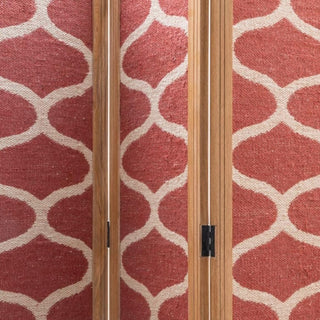 Mango Wood and Jute Room Divider in Furniture from Oriana B www.orianab.com