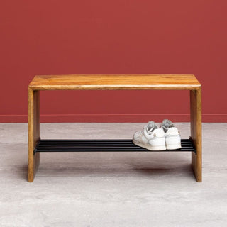 Mango Wood Shoe Rack and Bench in Homewares from Oriana B www.orianab.com