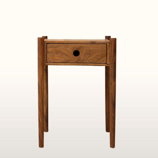 Mango Wood Side Table | Single Drawer in Furniture from Oriana B www.orianab.com