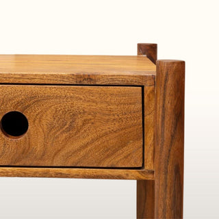 Mango Wood Side Table | Single Drawer in Furniture from Oriana B www.orianab.com