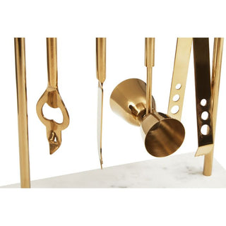 Marble and Gold Bar Accessories Hanging SetOriana BHomewares