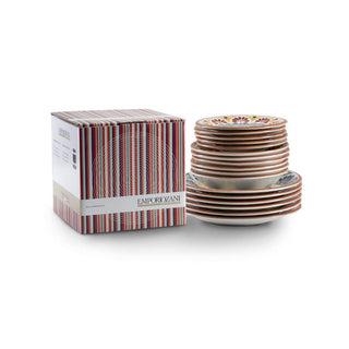 Mediterranean Inspired Ceramic Dinner Set | 18 Pieces | Six Guests in Homewares from Oriana B www.orianab.com