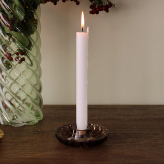 Mocha Glass Candle Holder in Homewares from Oriana B www.orianab.com
