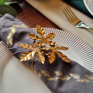 Napkin Ring with Leaves in Archived from Oriana B www.orianab.com