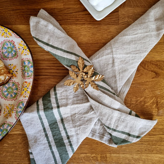 Napkins with Grain Sack Stripe | Set of 4 in Archived from Oriana B www.orianab.com