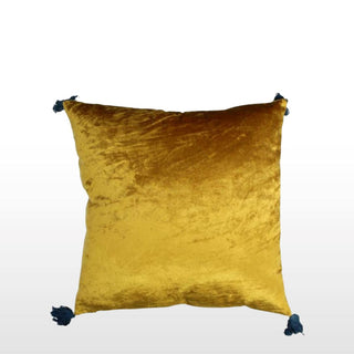 Ochre Geometric Pattern Cushion | 50x50 in Homewares from Oriana B www.orianab.com