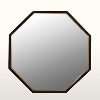 Octagon Black Framed Mirror in Mirrors from Oriana B. www.orianab.com