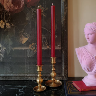 Pair of Brass Candlesticks in Archived from Oriana B www.orianab.com