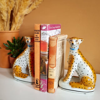 Pair of Decorative Ceramic Leopards in Homewares from Oriana B www.orianab.com