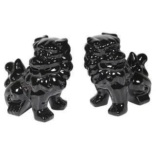 Pair of Glazed Foo Dogs Ornaments in Homewares from Oriana B www.orianab.com
