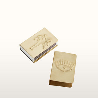 Palm & Eye Brass Match Box Covers | Set of 2Oriana BHomewares