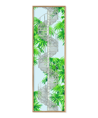 Palm House Staircase Print | 112x35 in Homewares from Oriana B www.orianab.com
