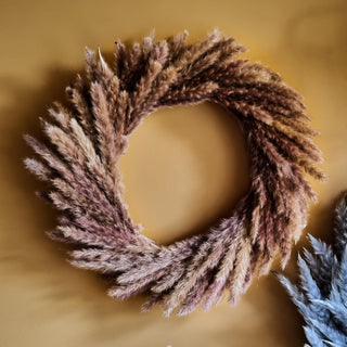 Pampas Wreath | 2 Colours in Outlet from Oriana B www.orianab.com