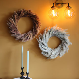 Pampas Wreath | 2 Colours in Outlet from Oriana B www.orianab.com
