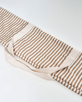 Pattern Fringed Parasol | Cream Sand Stripe in Outlet from Oriana B www.orianab.com
