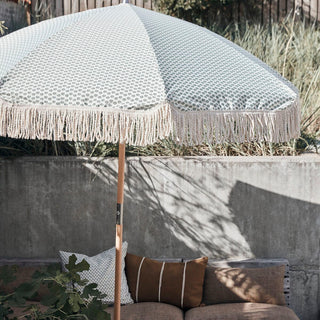 Pattern Fringed Parasol | Green in Archived from Oriana B www.orianab.com