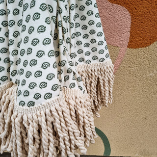 Pattern Fringed Parasol | Green in Archived from Oriana B www.orianab.com