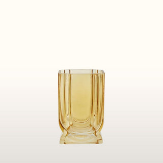 Petite Amber Yellow Art Deco Vase in Homewares from Oriana B www.orianab.com