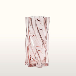 Pink Glass Swirl Vase in Archived from Oriana B www.orianab.com