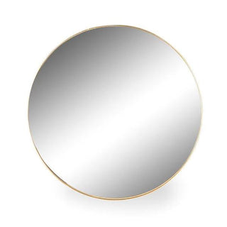 Portland | Extra Large Round Gold Mirror | 120cm in Mirrors from Oriana B www.orianab.com