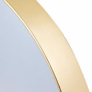 Portland | Extra Large Round Gold Mirror | 120cm in Mirrors from Oriana B www.orianab.com