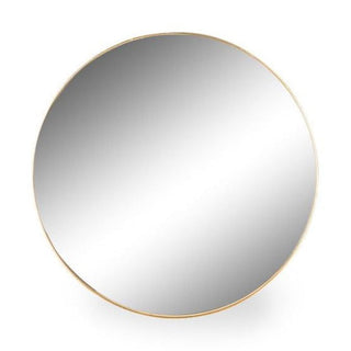Portland | Extra Large Round Gold Mirror | 120cm in Mirrors from Oriana B www.orianab.com