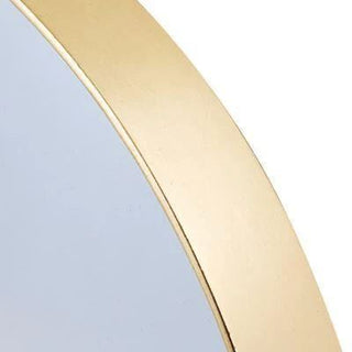 Portland | Extra Large Round Gold Mirror | 120cm in Mirrors from Oriana B www.orianab.com