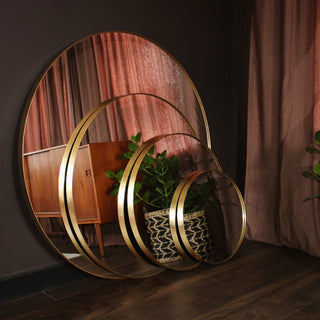 Round Gold Mirror | Shop Online Irish Home Store | Oriana BOriana BHomewares