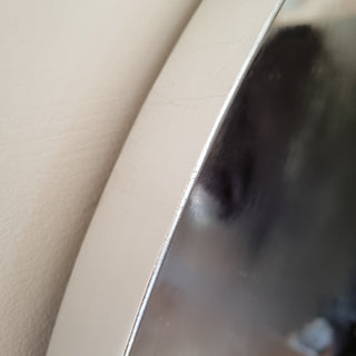 Portland Round Silver Mirror | 50cm in Mirrors from Oriana B www.orianab.com