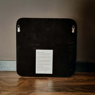 Portland | Square Gold Framed Mirror | 50cm in Mirrors from Oriana B www.orianab.com