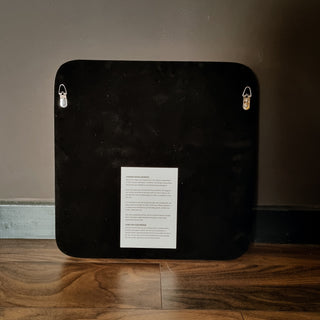 Portland | Square Gold Framed Mirror | 70cm in Mirrors from Oriana B www.orianab.com