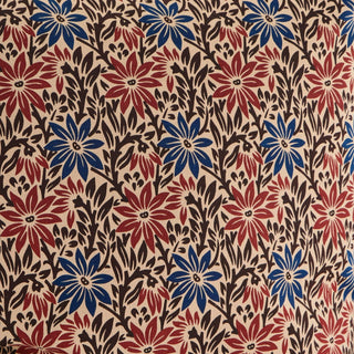Printed cushion cover w/ fringes 50x50 cm(Beige, coffee, burnt red, blue) in Cushions from Oriana B. www.orianab.com