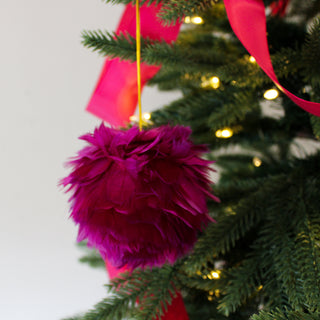 Purple Feather Christmas Tree OrnamentOriana BChristmas