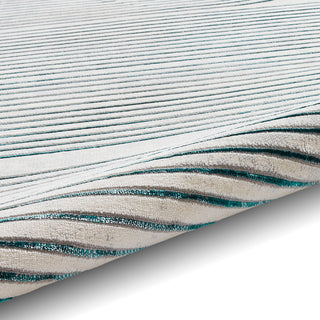 Retro Swirl Rug | Green & Grey | 2 Sizes in Homewares from Oriana B www.orianab.com