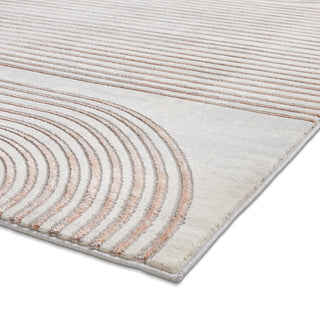 Retro Swirl Rug | Rose & Grey | 2 Sizes in Homewares from Oriana B www.orianab.com