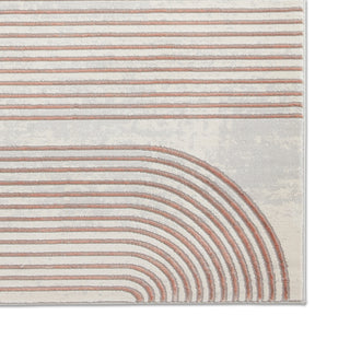 Retro Swirl Rug | Rose & Grey | 2 Sizes in Homewares from Oriana B www.orianab.com