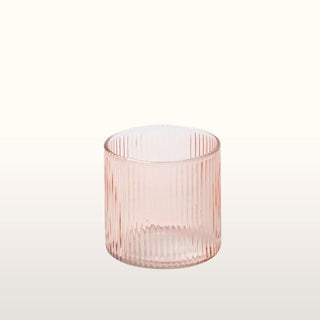 Ribbed Glass Tumbler | PeachOriana BGlasses