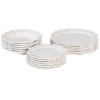 Ruffled Dinner Set | 18 Pieces in Homewares from Oriana B www.orianab.com