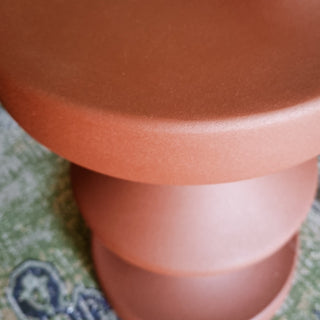 Rust Metal Side Table in Furniture from Oriana B www.orianab.com