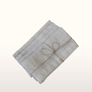 Rustic Linen Napkins | Set of 4 in Archived from Oriana B www.orianab.com