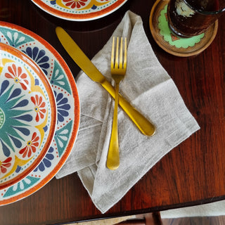 Rustic Linen Napkins | Set of 4 in Archived from Oriana B www.orianab.com